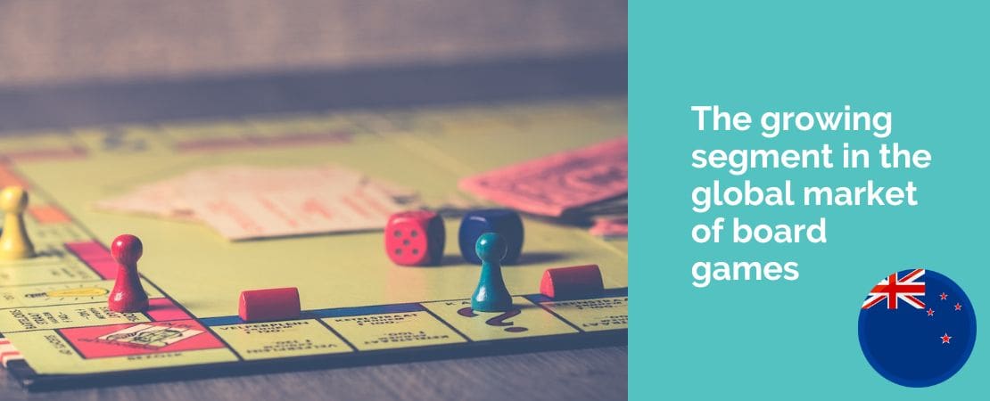 The growing segment in the global market of board games: