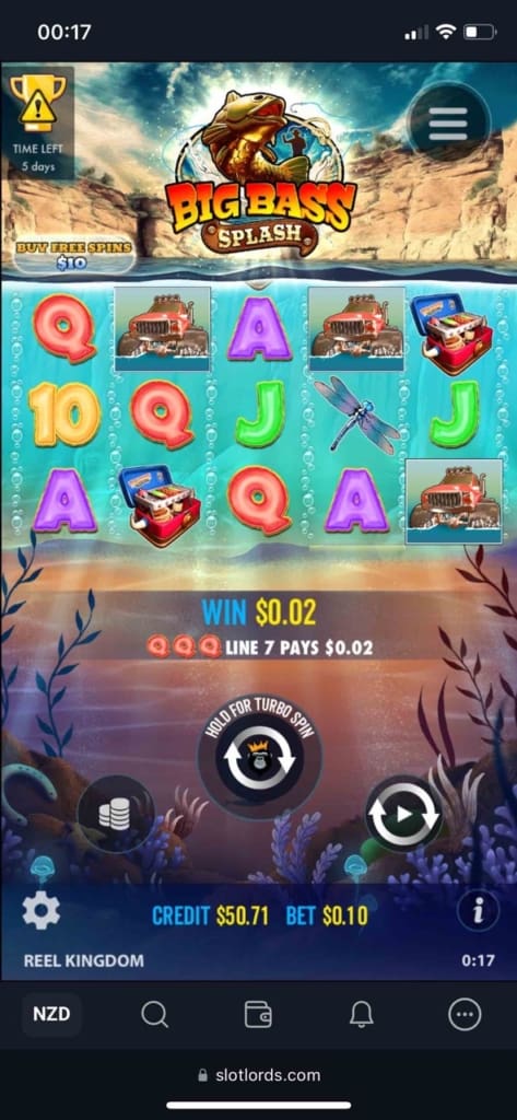 SlotLords Casino Screen