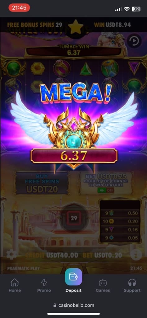 CasinoBello Casino Games