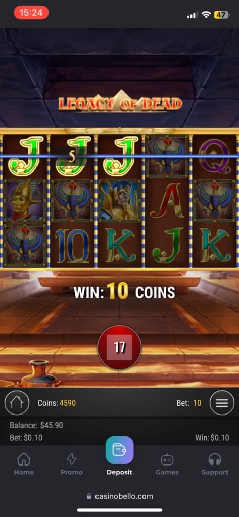 CasinoBello Casino Games