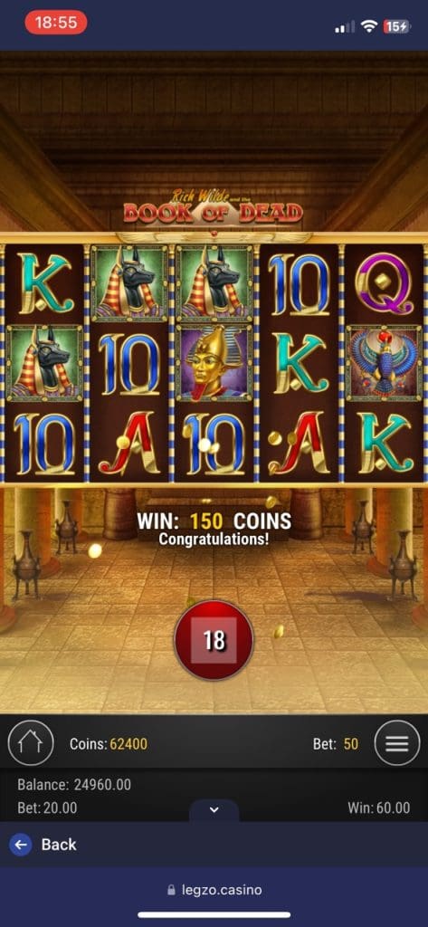 Legzo Casino Games