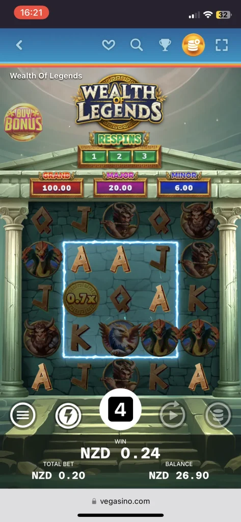 Vegasino Casino Games