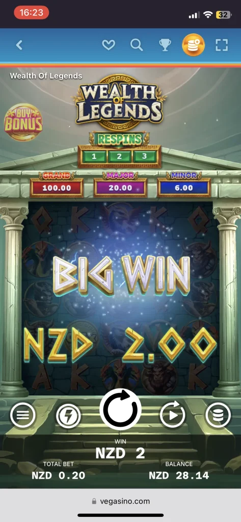 Vegasino Casino Games