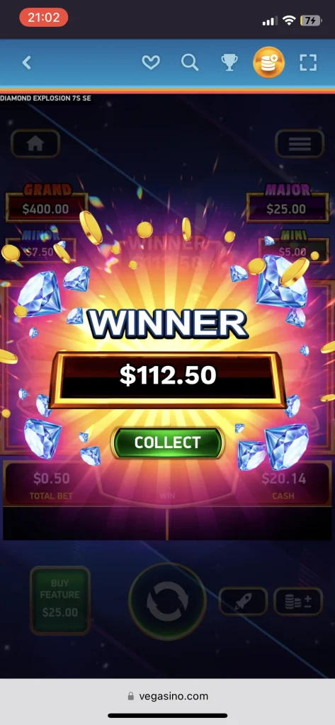 Vegasino Casino Games