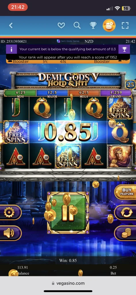 Vegasino Casino Games