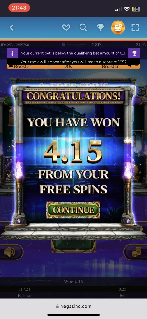 Vegasino Casino Games