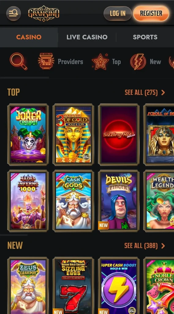 gransino casino game