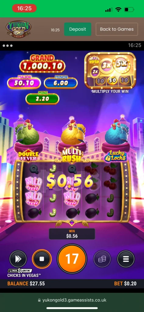 Yukon Gold Casino Game