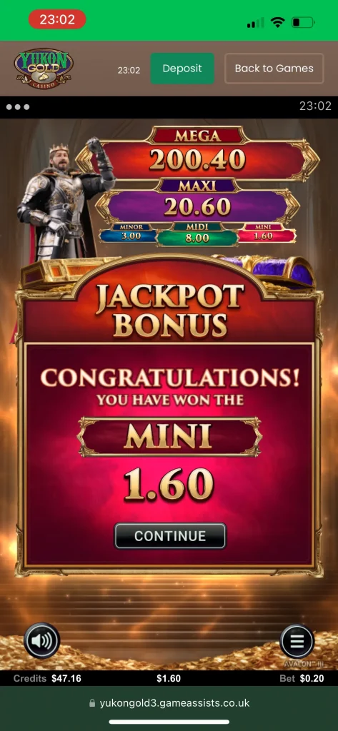 Yukon Gold Casino Game