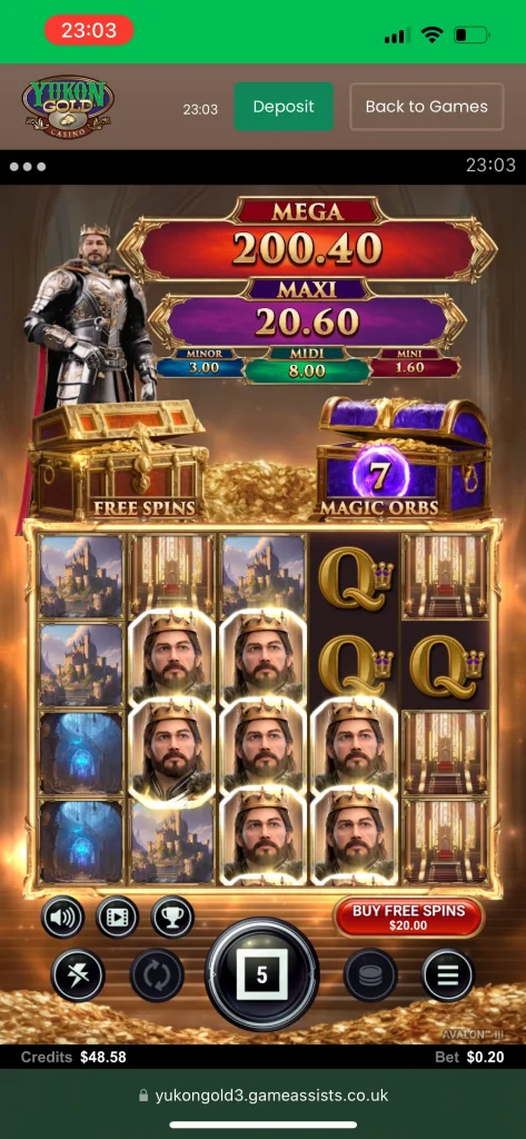 Yukon Gold Casino Game