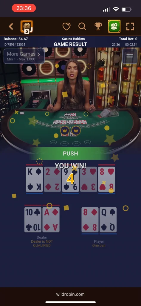 Wild Robin Casino live game