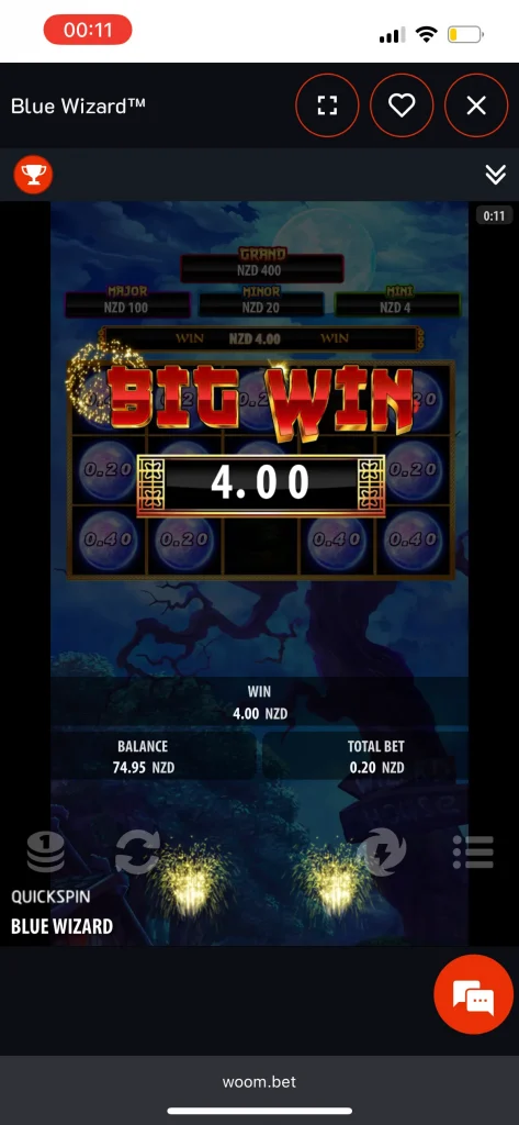 Woom Bet Casino Game