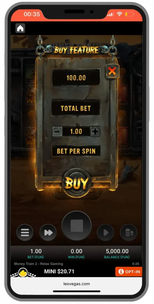 bonus buy money train 2