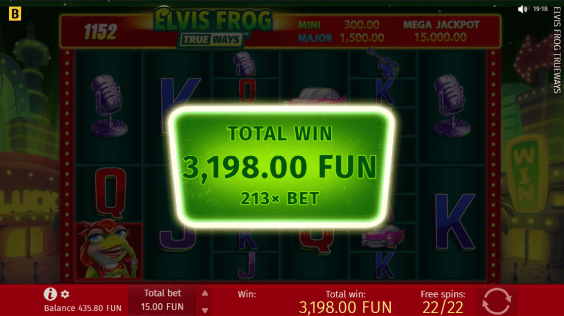 Elvis Frog TRUEWAYS Slot Review