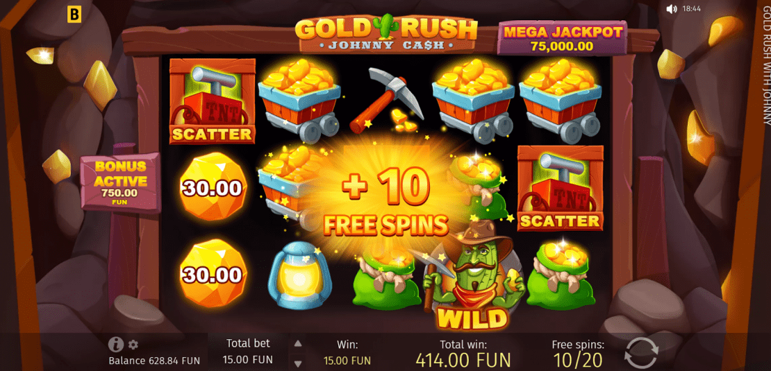 Gold Rush With Johnny Cash Slot Review