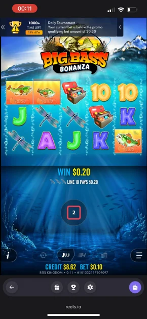 Reels.io casino game