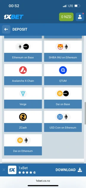 1xbet casino deposit