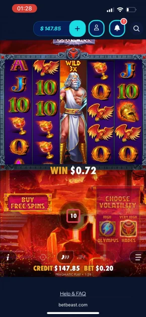 BetBeast Casino game