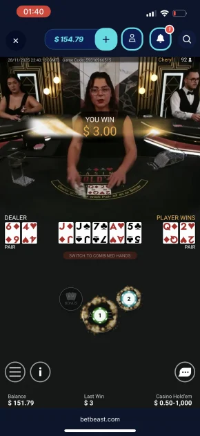 BetBeast Casino game