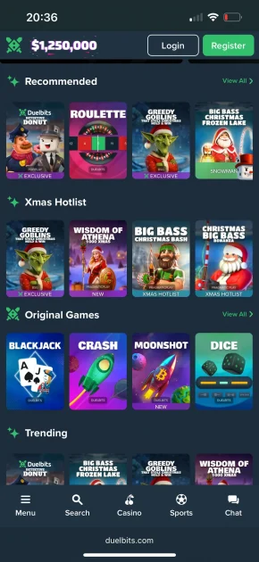duelbits casino game